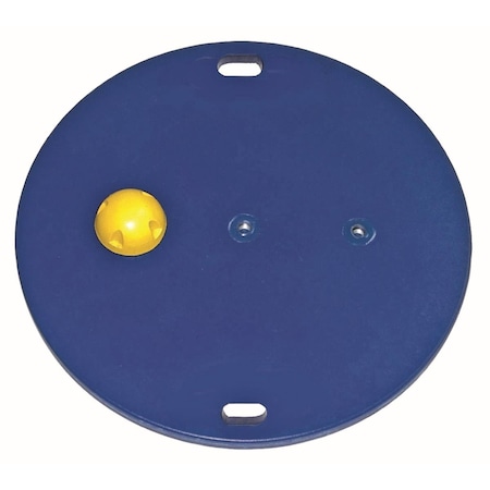 Step-Up Relief 16 in. Balance Combo Circular Wobble & Rocker Board; Yellow ST2580148